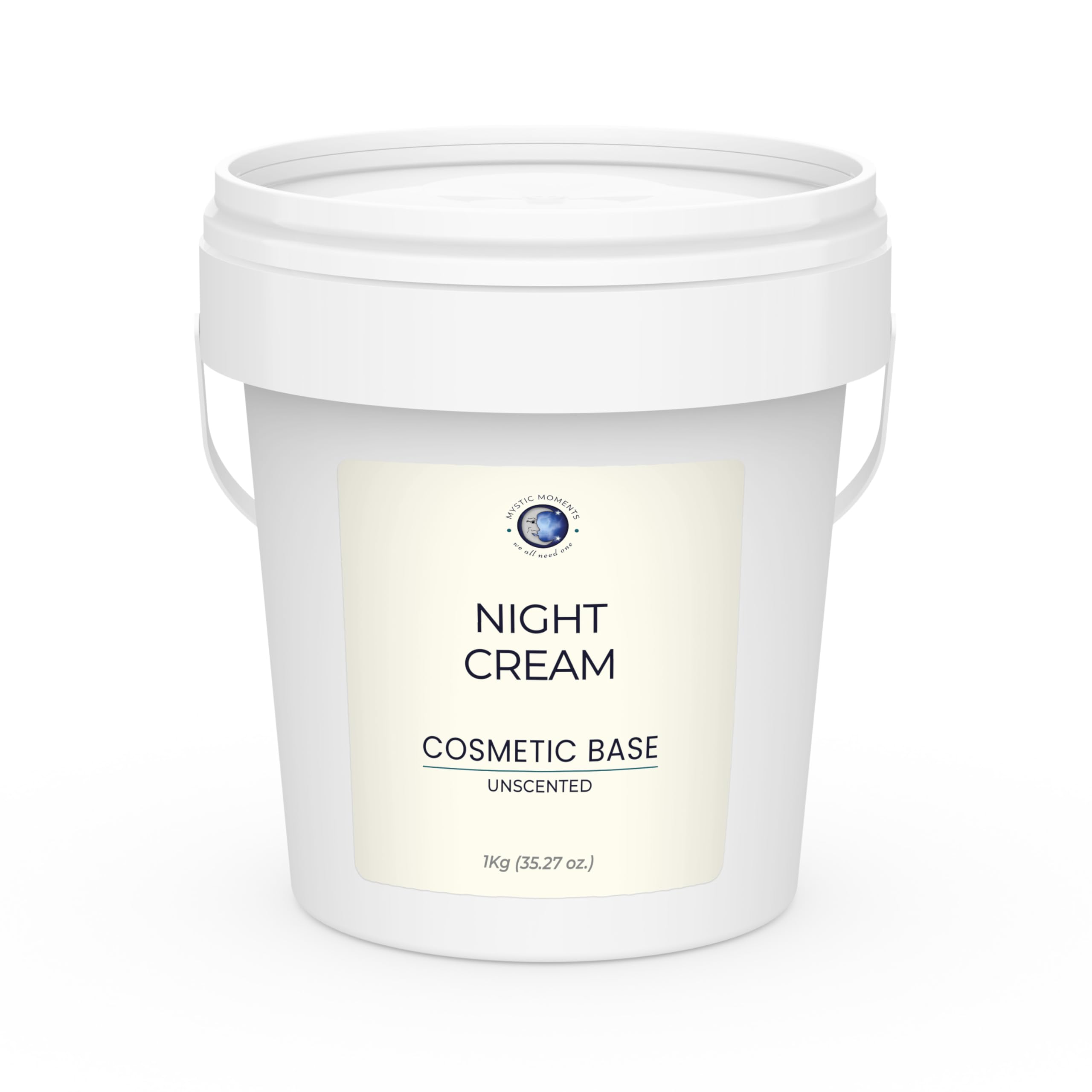 Mystic Moments Cream Night - Botanical Skincare Base - 1Kg
