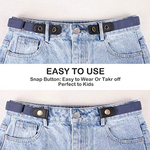 Image of Buckle Free Elastic Kids Toddler Belt, no buckle Stretch Adjustable Belts for Girls boys by WHIPPY