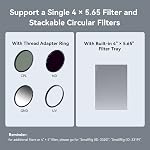 SmallRig Mini Matte Box Lite with Top Flag for DSLRs and Mirrorless Cameras, Compatible with 67mm/72mm/77mm/82mm/95mm Lenses, Comes with Filter Tray - 3575