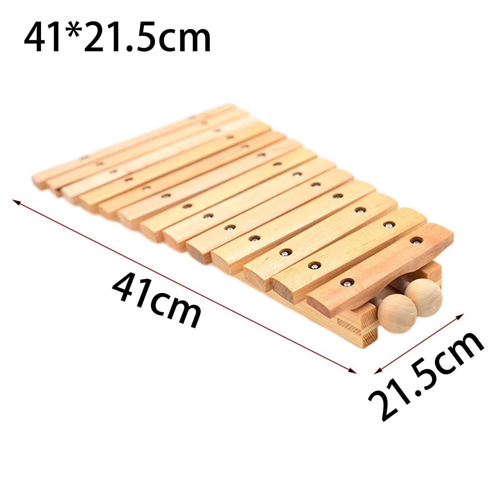 harayaa 13-Noten-Glockenspiel, Montessori-Feinmotorik-Xylophon für Kinder, Handklopf-Klavierspielzeug für Event-Konzerte, Live-Auftritte