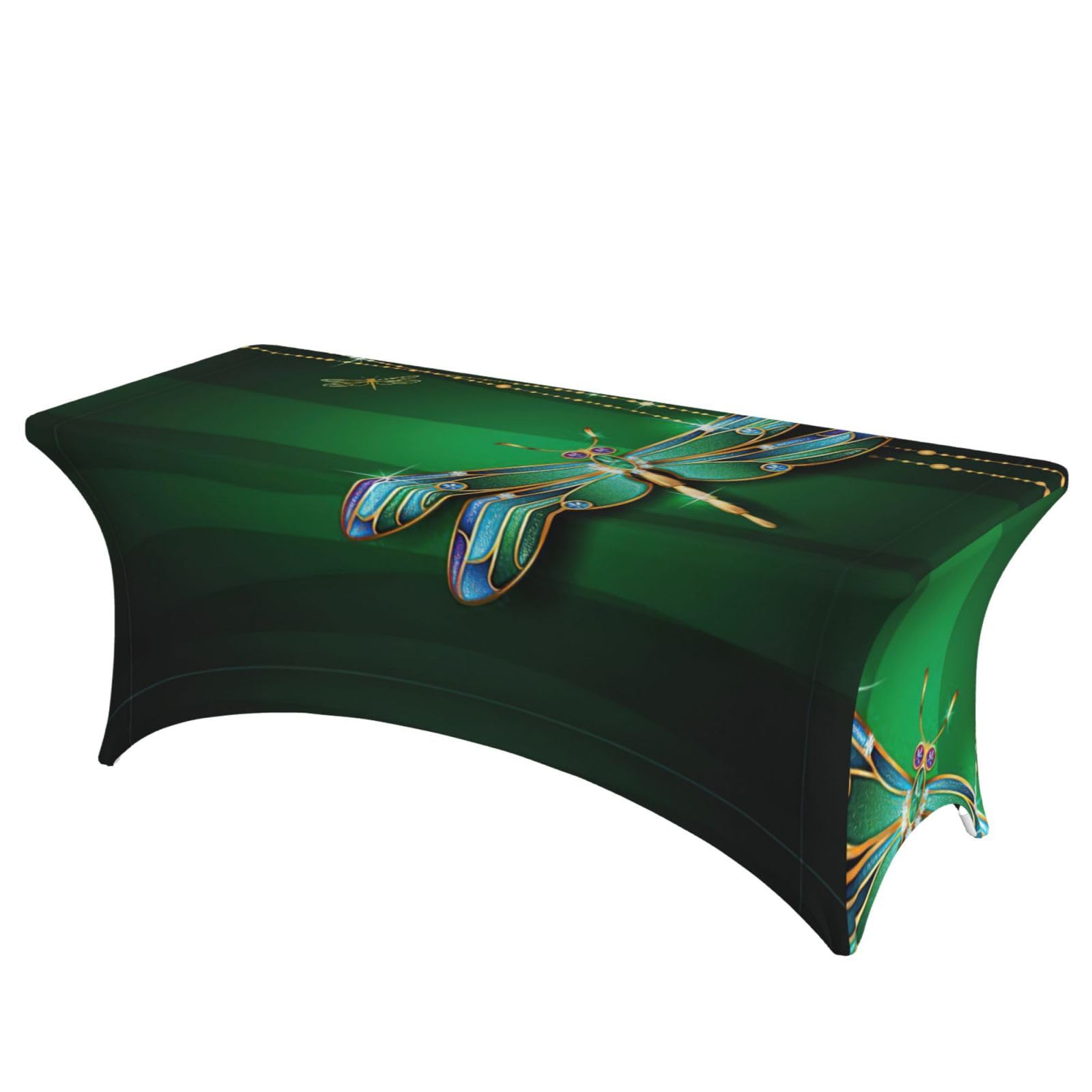 Nappe extensible élasthanne 1,8m imprimé libellule lavable
