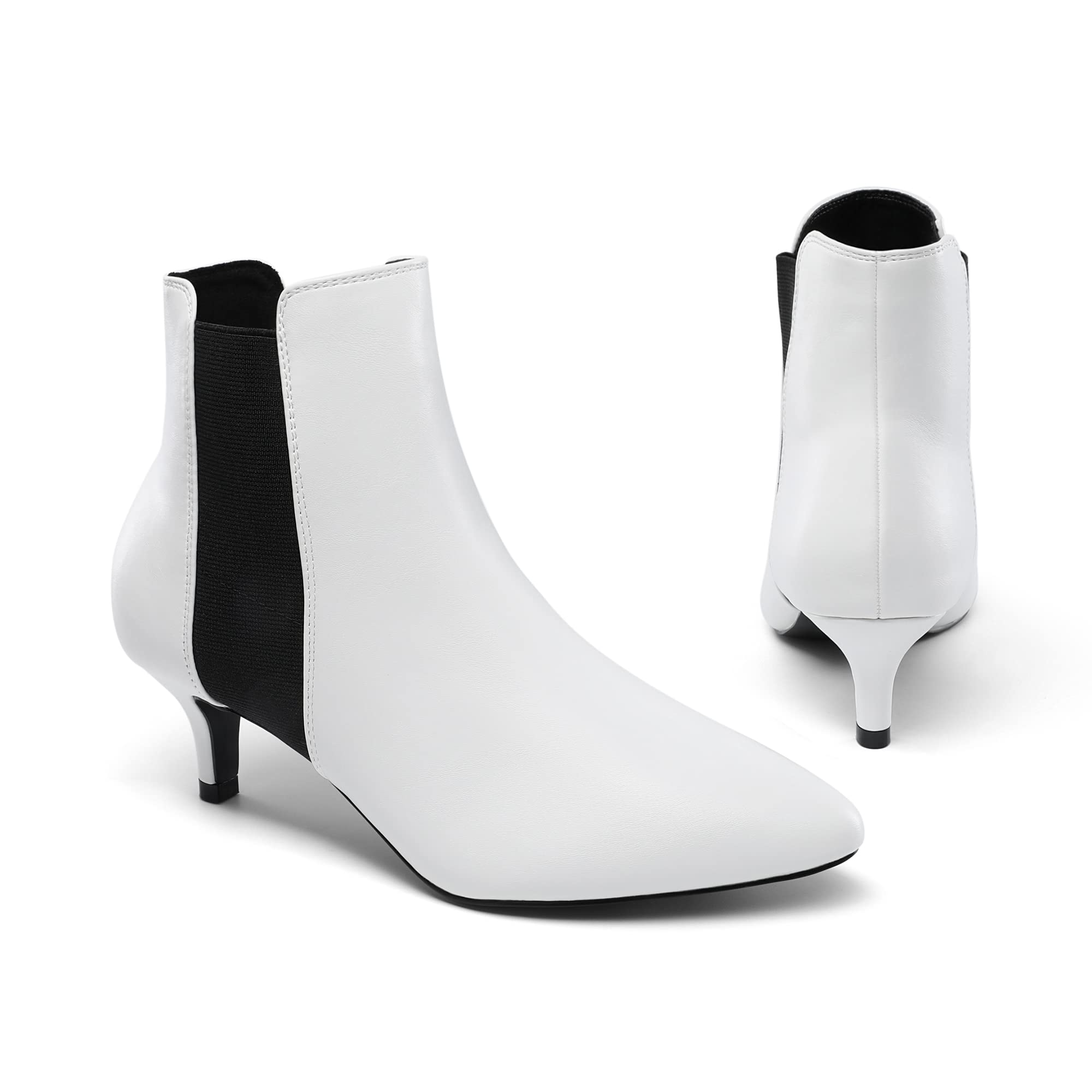 DREAM PAIRS Bottines Chelsea pour Femme Bottine à la Mode Classique Bottes Femmes SDAB2213W-E