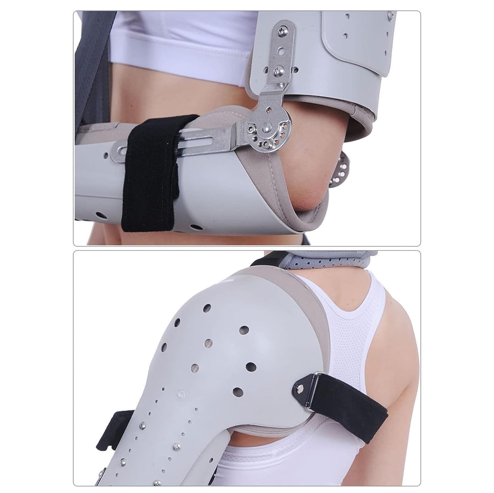 Cabestrillo Ajustable para Brazo, Inmovilizador De Codo con Articulación De Hombro Y Rango De Movimiento, para Estabilizador De Codo Postoperatorio.,Left