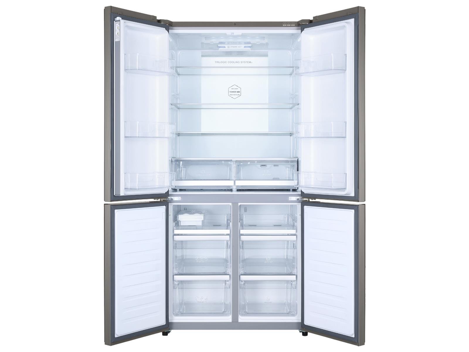 Haier HTF-610DM7, Frigorifero Cube 4 Porte, Libera installazione, ABT luce UV antibatterica