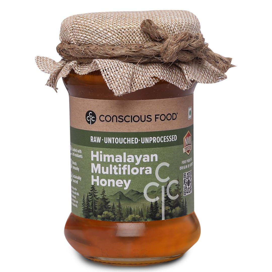 Himalayan Multi Flora Honey | 200g | NMR Tested Honey | Certified by German Lab | Raw, Unheated and Unpasteurized