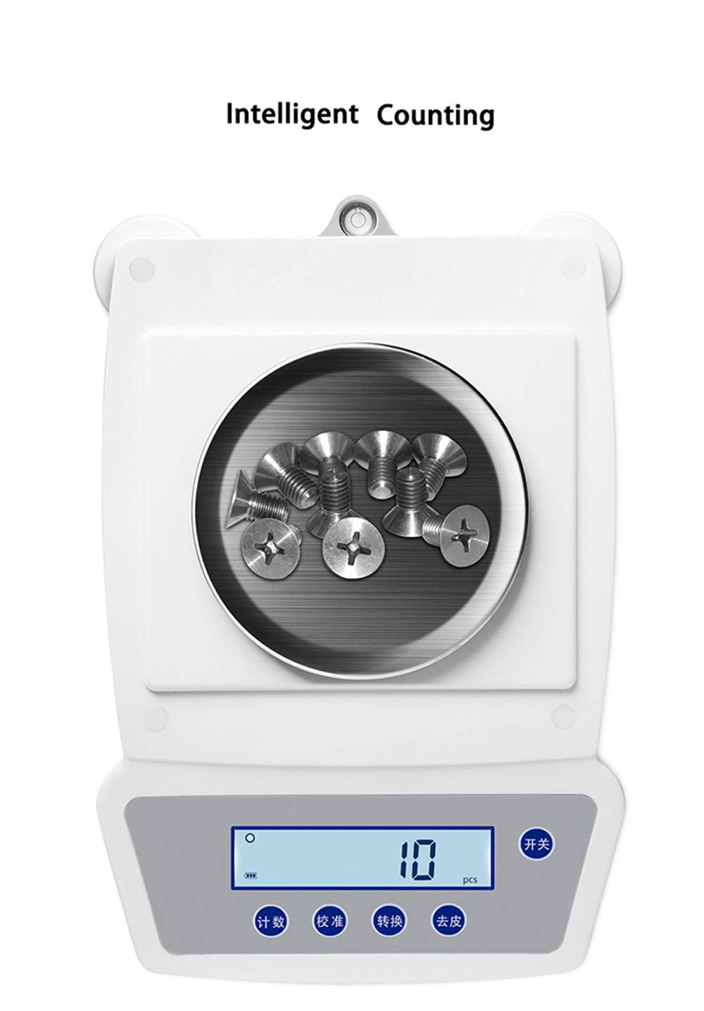 Balance de laboratoire numérique de haute précision 0,01 g Balance de laboratoire électronique analytique de précision pour laboratoires Bijoux Or (prise 220 V UE/Royaume-Uni/AU, 50 Hz, MAX 600 g/0,