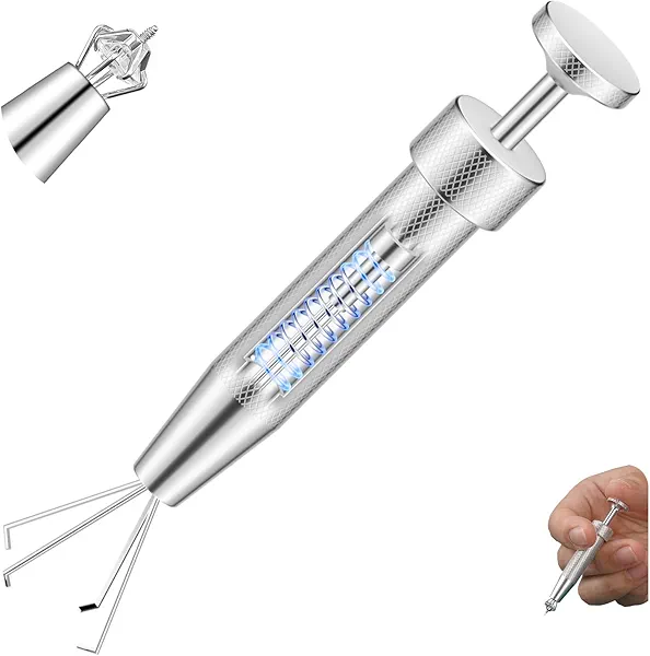 Anti-slip Piercing Ball Grabber Tool for Changing Jewelry-14G 16G 18G 20G Stainless Steel Threadless Insertion Pin & Flat Back Earring Applicator,Thread Body Piercing Kit for Ear Nose Lip