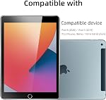 NEW'C 2 Pack Designed for iPad 9(2021)/iPad 8(2020)/iPad 7(2019) 10.2 Inch, 9th/8th/7th Generation, Screen Protector Film - Installation Frame Included
