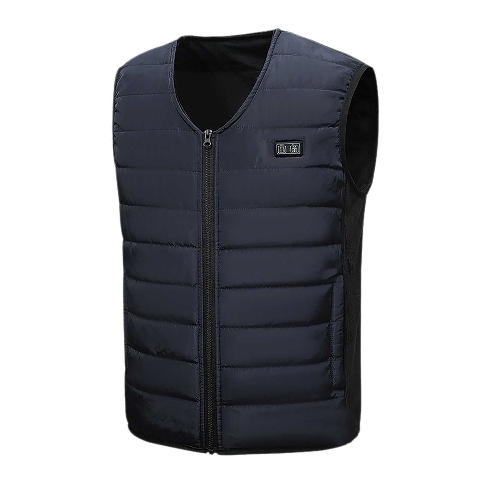Générique Veste Chauffante Homme Gilet Chauffant Non Batterie Femme Électrique Usb 3 Modes Manteau Hiver Doudoune Impermeable Lavable Vêtement De Chauffage Pour Moto Chasse
