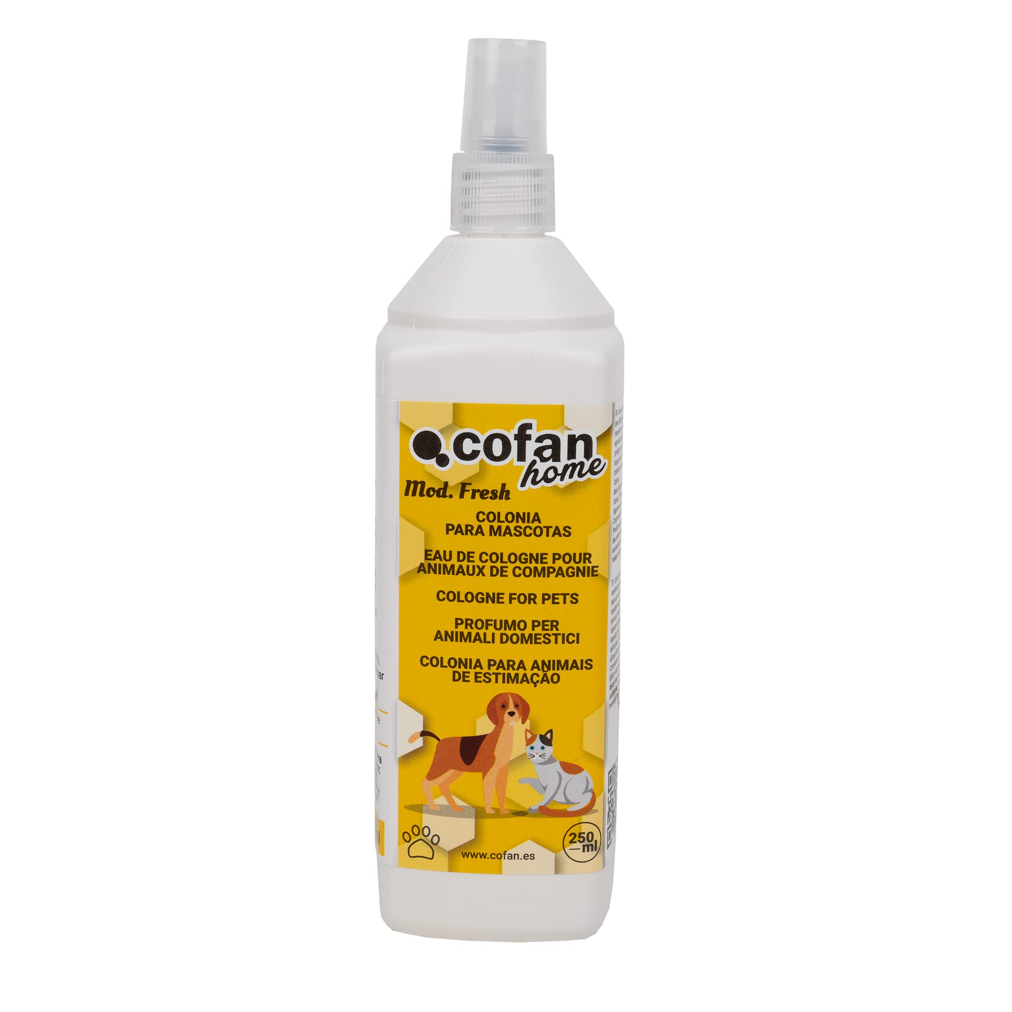 Cofan Colonia para Mascotas | Efecto Repelente | Capacidad de 250 ml