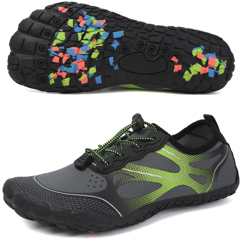 LIZRHAWater Shoes for Men and Women Quick Dry Aqua Swim Barefoot Shoes for Outdoor Fishing Beach Pool Boat Surfing Walking Water Park and Yoqa Activities