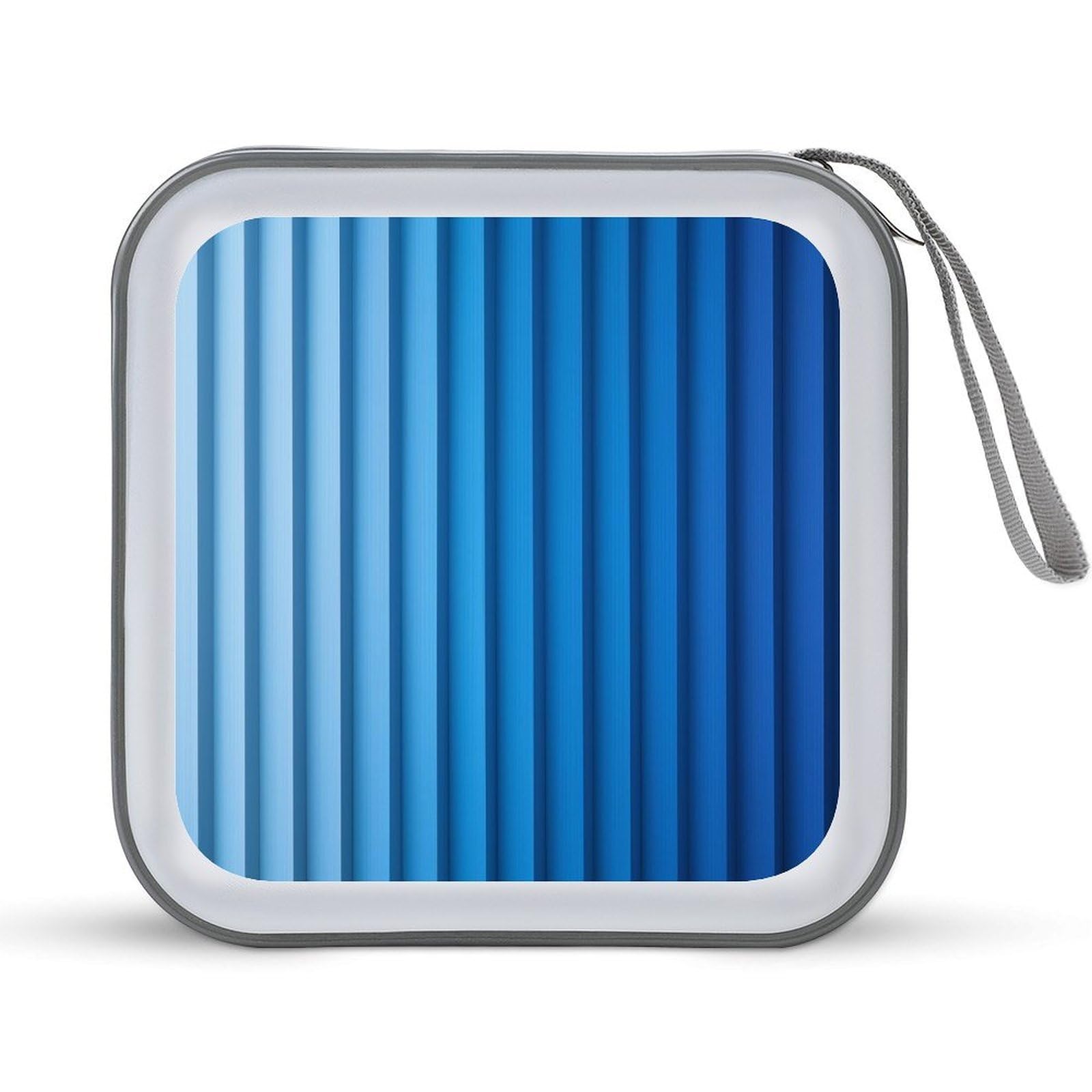 DuduYH Blue Paper CD Case DVD Storage Case Portable for Car Home Travel