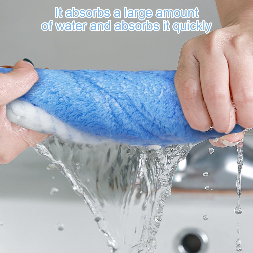 Aolso Serviette de Visage Bebe, 6 Pièces Gants de Toilette en Flanelle en Coton Bio, Petites Mini Lingettes en Coton Lavables Réutilisables et Pratiques pour la Toilette de Bébé