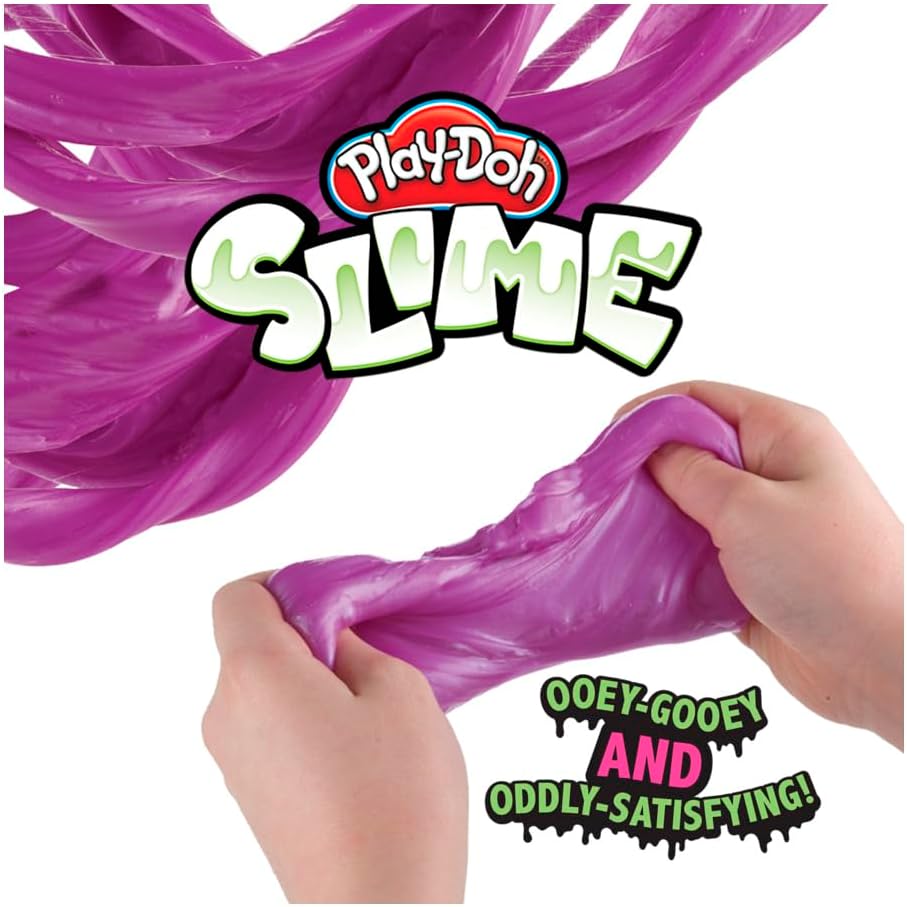 Play-Doh Brand Slime 3 Pack of Non-Toxic Slime - Yellow, Metallic Purple, & Metallic Teal image 4 of 4 B07T17LJFC