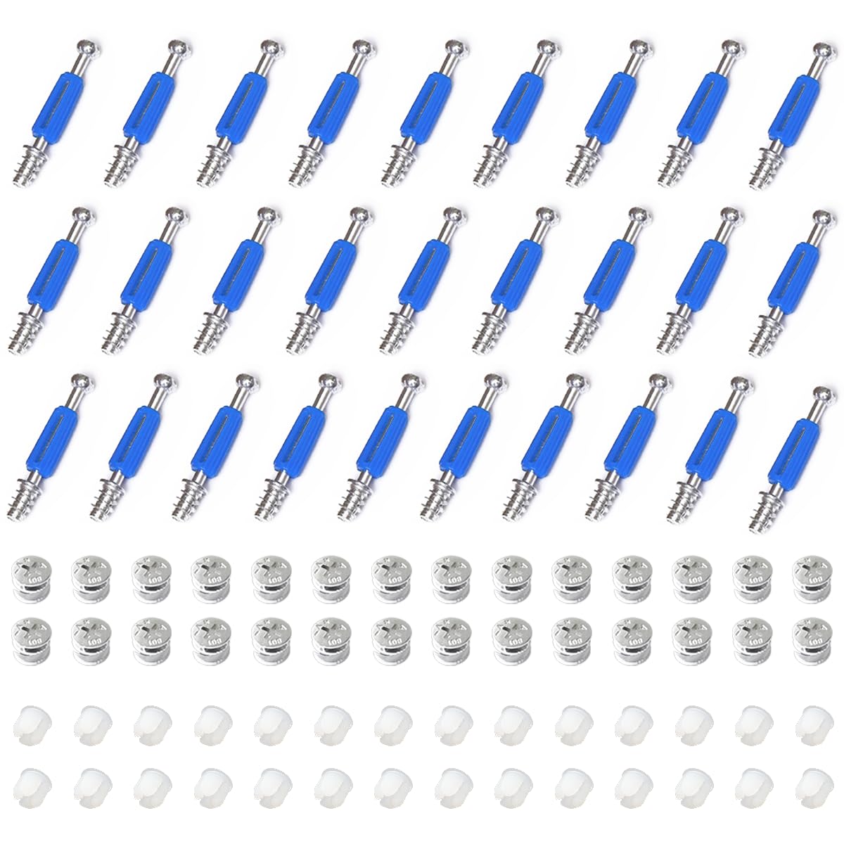 Kit Connettori Per Mobili 3 In 1 - 4 Pezzi Con Serrature A Camma E Viti, Per Assemblaggio - Foto 7