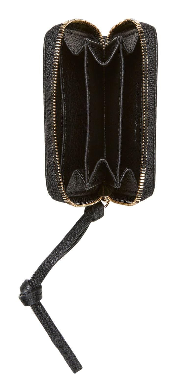 Marc O'Polo Leder Geldbörse Melissa Zip Wallet Black schwarz