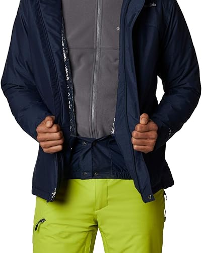 Miniatura 8 de Columbia Chaqueta Last Tracks para hombre, Collegiate Navy Melange, talla L