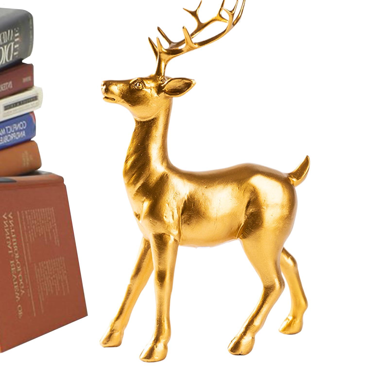 Deer Statue | Animal Decorations,Resin Decorative Deer Figurine Sculpture Tabletop Ornaments for Home Studio Restaurant