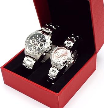 Amazon.co.jp: Don Clark U.S.A Mens Womens 2-Pack Pair Watches