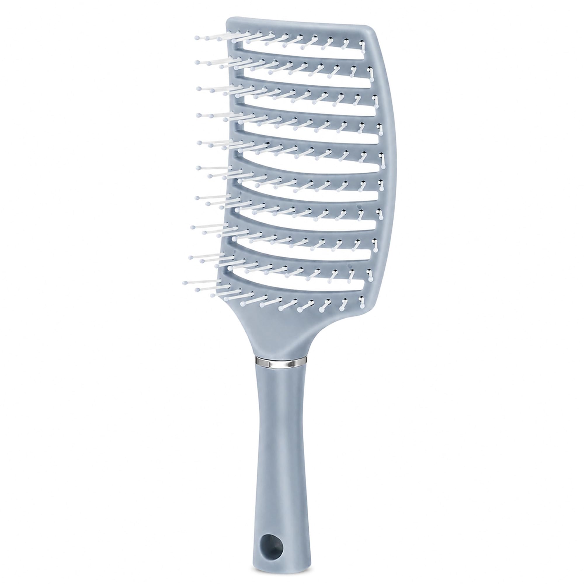 GLUN® Portable Detangling Hair Brush Pack of 1 Blue Colour, Curly & Straight Hair Brush for Women & Men Accessories Use in Salon, Home & Personal Use-image-41