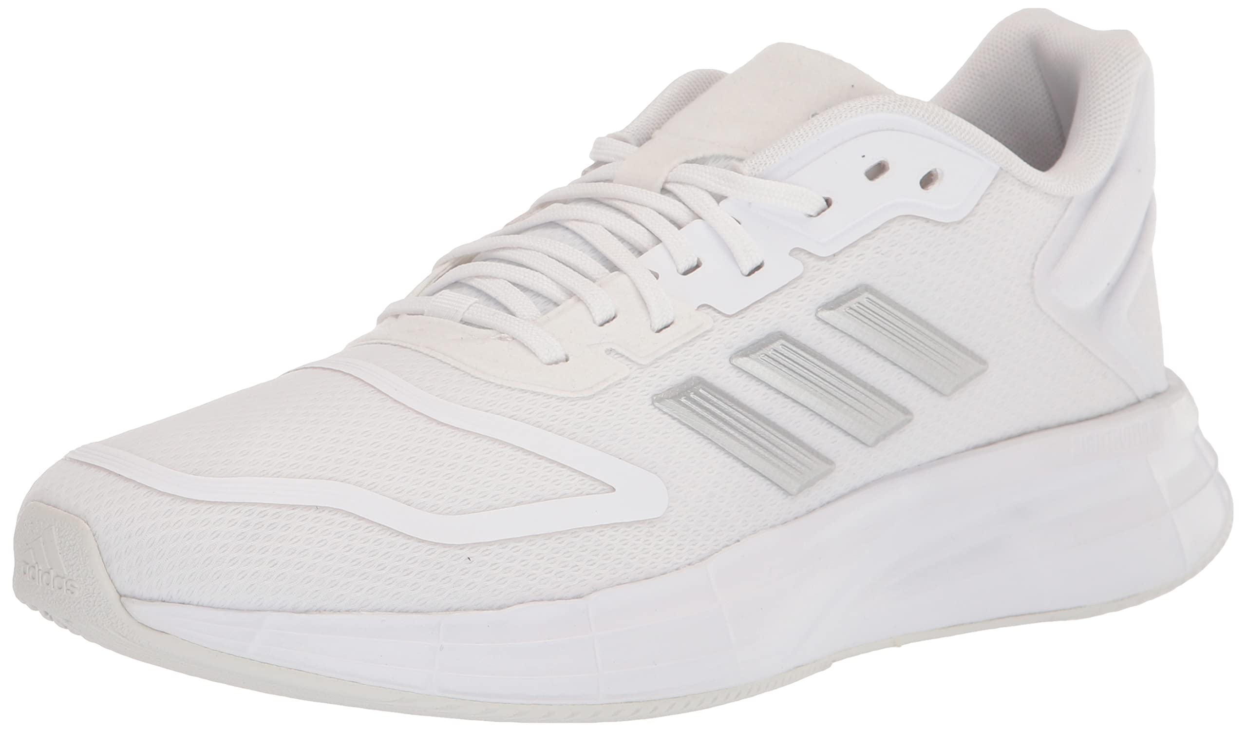 adidas Adult Duramo SL 2.0 White/Silver Metallic/Grey One 10.5