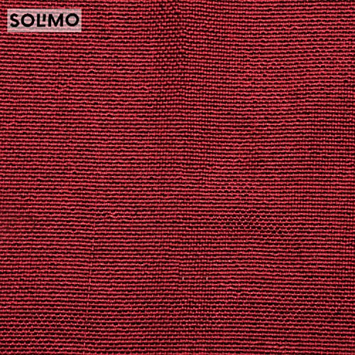Image of Amazon Brand - Solimo Jute Table Placement - (Maroon, Set of 6 Pieces)