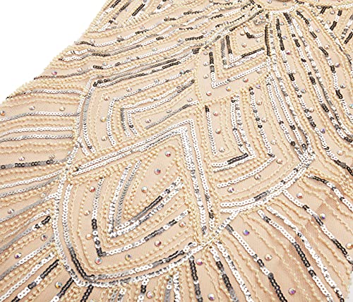 Babeyond Damesjurk in jaren ’20-retrostijl, ronde hals, met stijlvolle pailletten, in de stijl van The Great Gatsby - Image 6