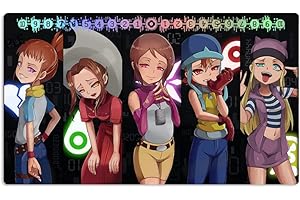 New DTCG Duel Playmat Digimon Adventure Girls Trading Card Game TCG CCG...