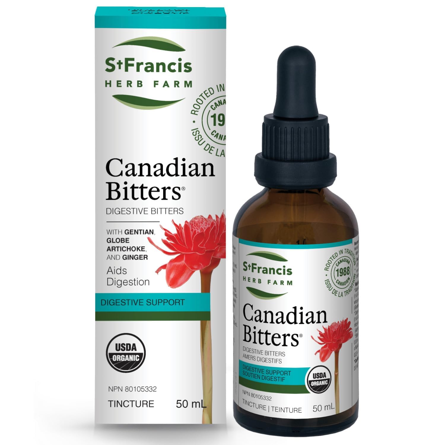 ST FRANCIS HERB FARM Organic Canadian Bitters, 50 ML