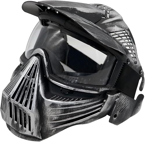 Máscara táctica Airsoft, para caza de Airsoft BB, juego CS de cara completa, equipo táctico resistente a los impactos con gafas, esquí de motocross,