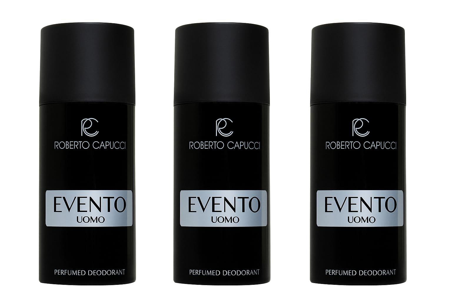 Set Da 3 pz Roberto Capucci Deodorante Spray Evento Uomo 150 ml.
