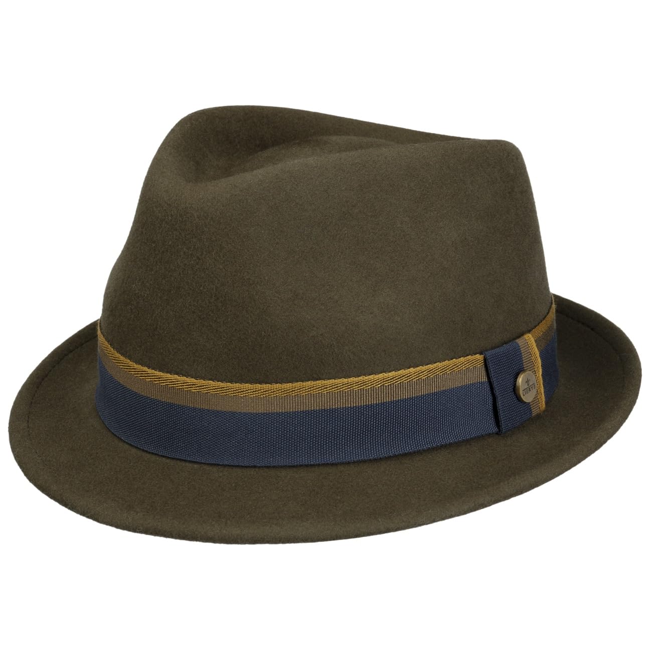 Lierys Donmalo Trilby Fedora Packable Wool Unisex Winter Olive