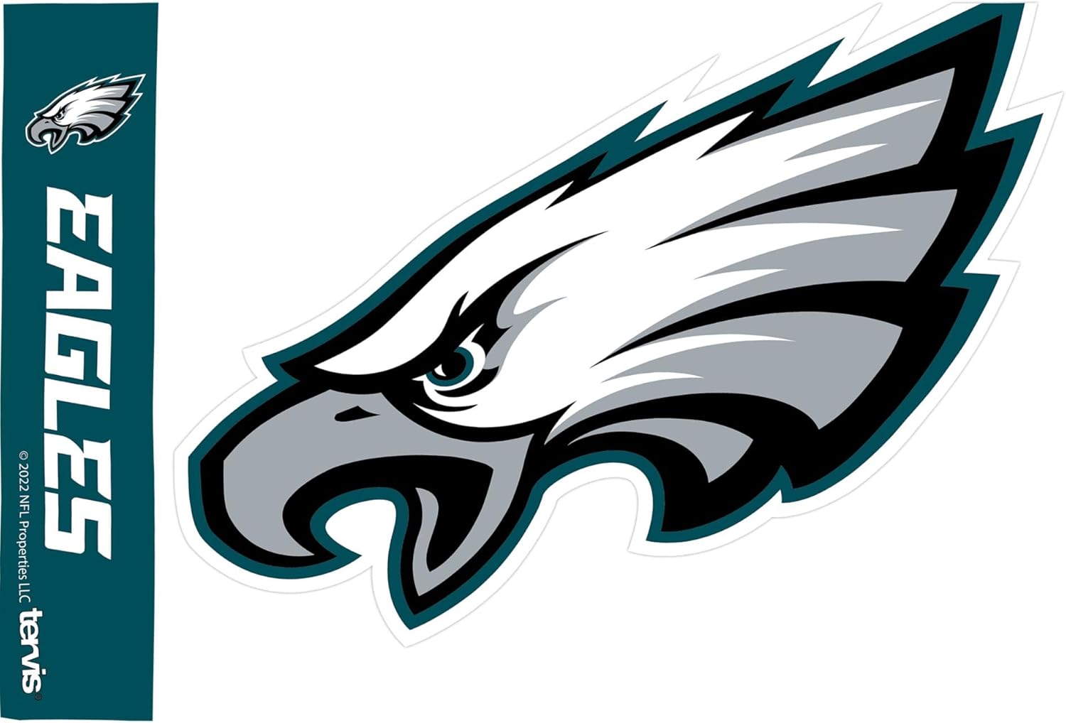 Tervis NFL Philadelphia Eagles Colossal Made in USA Double Walled Insulated Tumbler Travel Cup Keeps Drinks Cold & Hot, 16oz, Classic - Image 2