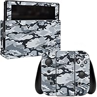 Vista 1 de mightyskins vinilo de protección skin para Nintendo Switch Wrap calcomanía decorativo para tapa Skins Gris Camuflaje
