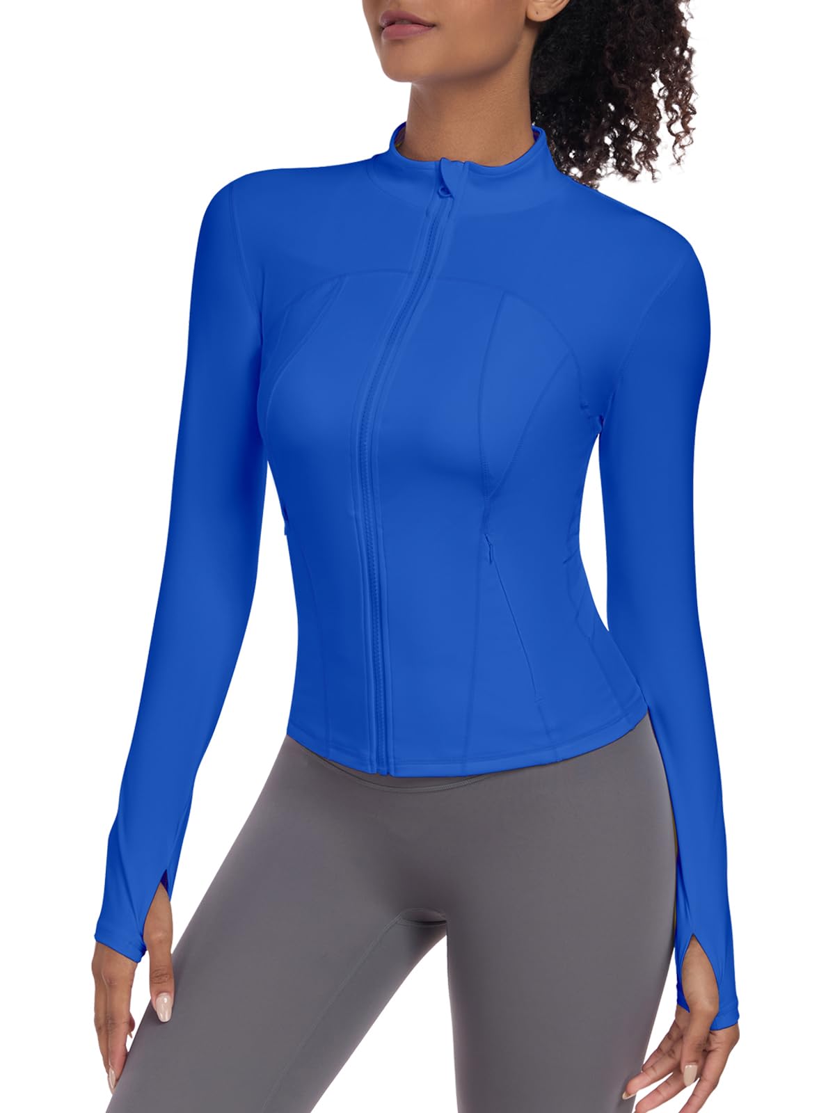 VUTRU Damen Laufjacke Sportjacke Langarm Running-Jacken für
