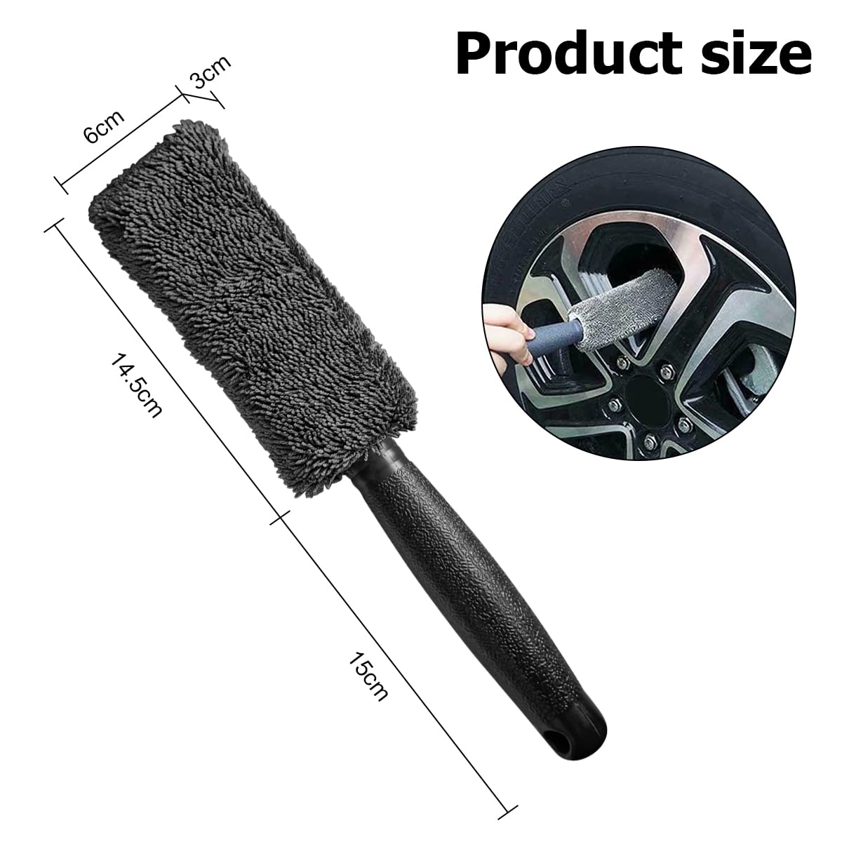 Spazzola Anti Graffio Con Manico Ergonomigo E Setole Flessibili - Foto 9