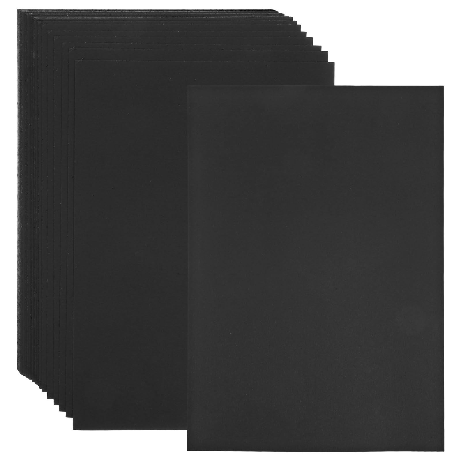 Schwarzer Bastelkarton, Dickes Schwarzes Papier, A4-größe, Für Kartenherstellung, Scrapbooking, Diy-projekte Und Halloween-dekorationen, 50 Stück Pro Packung