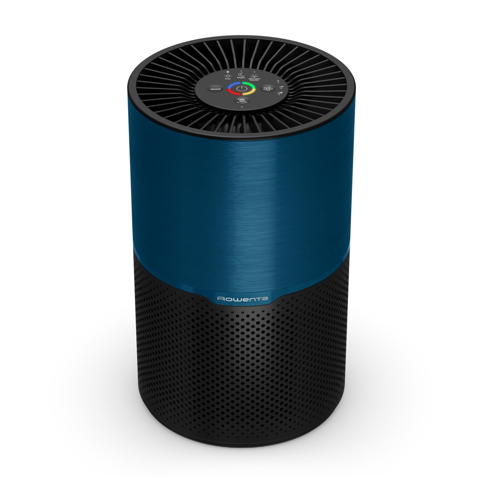 Rowenta Pure Air Compact, Purificateur d'air intérieur, Purification de l'air très efficace, Rapide, Confort accru, PU2221F0, Noir Bleu