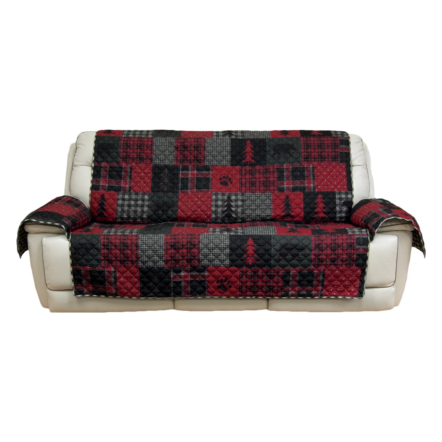 Donna Sharp Red Forest Oversize Sofa Cover