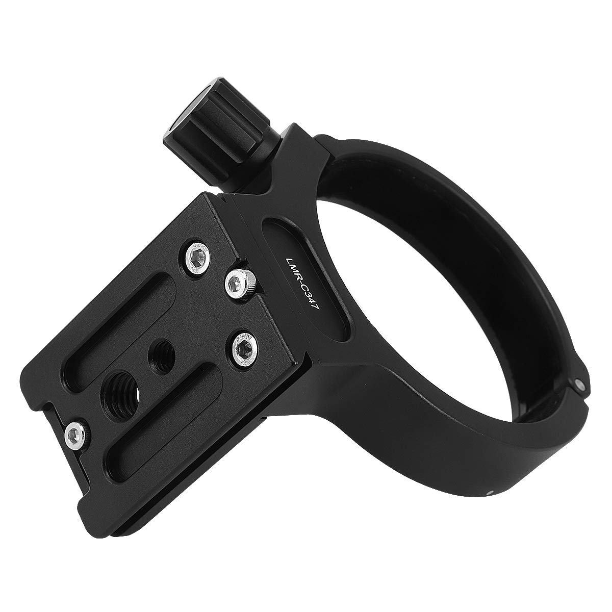 Haoge LMR-C347 - Anillo de montaje para trípode de objetivo para Canon EF 400mm f/5.6L USM, EF 70-200mm f/4L USM, EF 70-200mm f/4L IS USM lente incorporada Arca Swiss placa de repuesto AII (B)