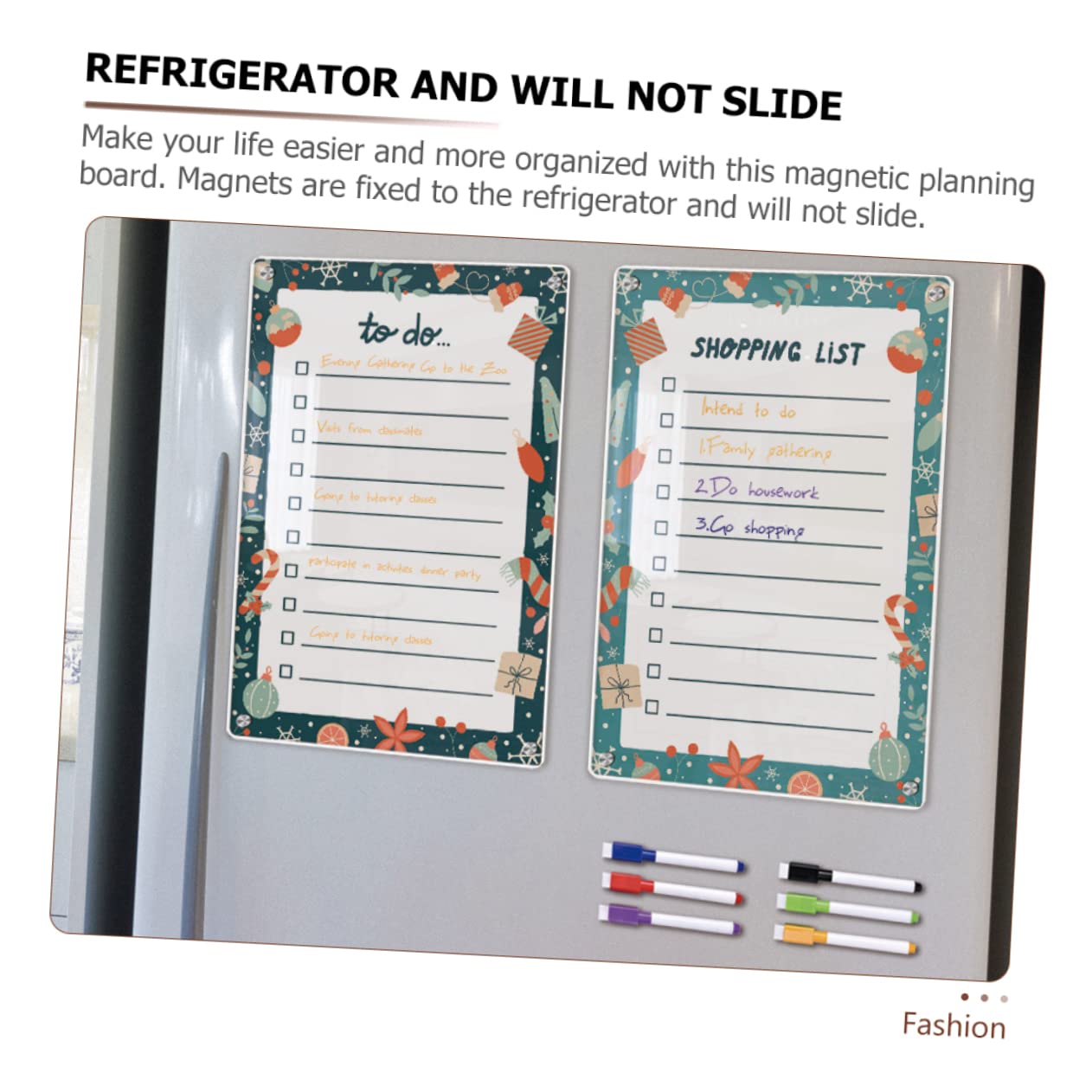 Magnetische Acryl Schreibtafel für Kühlschrank, Täglicher Planer