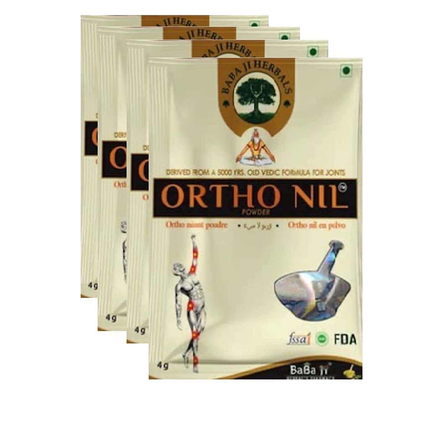 SHISWA KITCHENWARE Ortho Nil Powder Babaji ORTHONILL POWDER FOR JOINT PAIN BODY PAIN MUSCLE PAIN Powder - (70 pouch)) (B0CQTG17FJ) Amazon Price History, Amazon Price Tracker