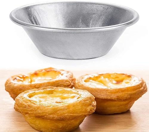 Miniatura 3 de 25 moldes para tarta de huevo, tartaletas para tartaletas de postre, moldes de hojalata para tazas de puto para hornear, molde para galletas,