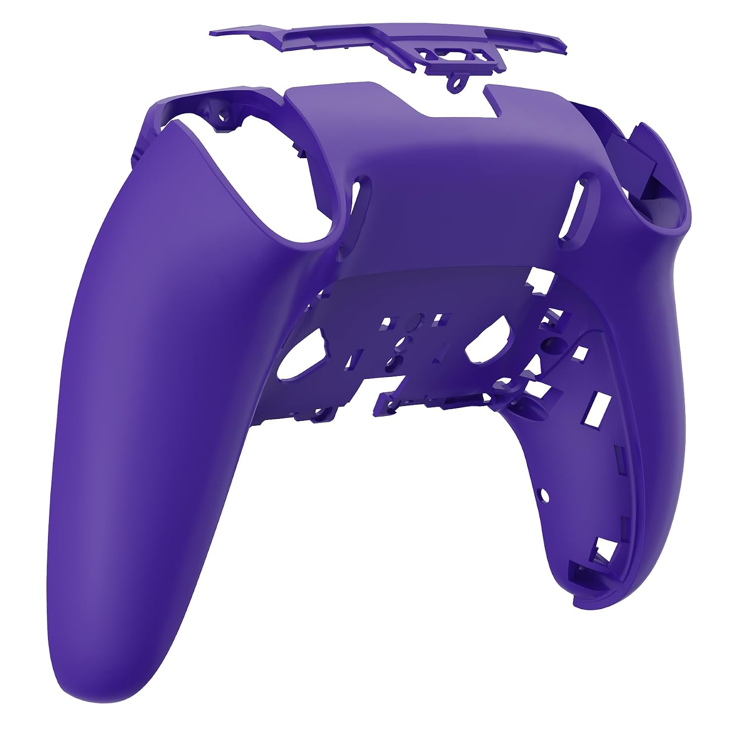 eXtremeRate Custom Back Plate Bottom Shell Compatible with ps5 Edge Controller, Chameleon Purple Blue DIY Replacement Back Shell Cover Compatible with ps5 Edge Controller