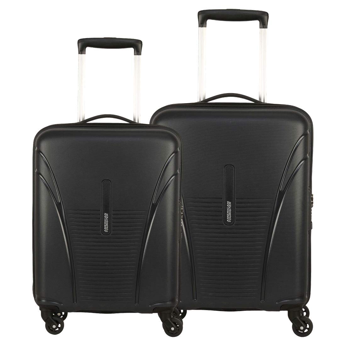 See full amazon price history chart for American Tourister Ivy 2 Pc Set 55 Cms & 68 Cms Small & Medium Polypropylene Hard Sided 4 Wheeler Spinner Suitcase Luggage with Built-in TSA Lock (Black) American Tourister Ivy 2 Pc Set 55 Cms & 68 Cms Small & Medium Polypropylene Hard Sided 4 Wheeler Spinner Suitcase Luggage with Built-in TSA Lock (Black) (B08WJ13PVG) Amazon Price History, Amazon Price Tracker