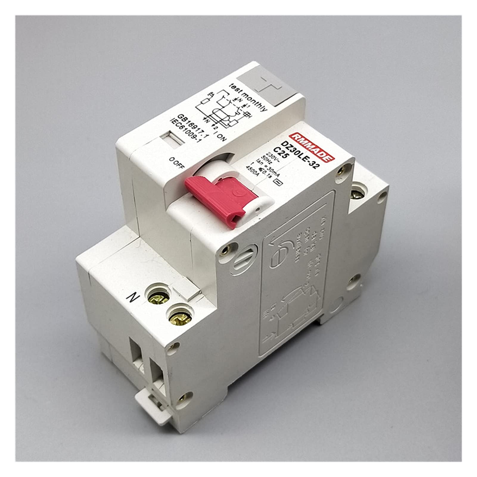 AVSBBYEPS Circuit Breaker DZ30LE TPNL DPNL 230V 1P+N Residual Current with Over and Short Leakage Protection RCBO MCB(40A)