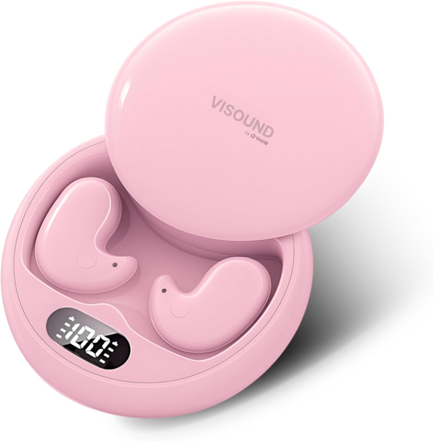 Drift Earbuds VionB Wireless Bluetooth Noise Cancelling Earbuds for Small Ears – Ultra Comfortable Wireless Ear Buds with Mic, Noise Isolation, No Ear Pressure – IP6 Waterproof Ear Buds