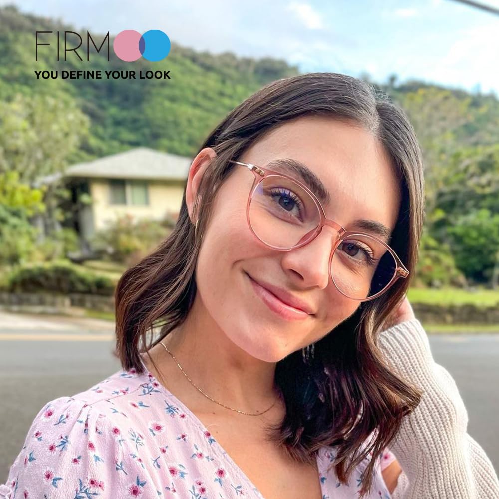 Firmoo Gafas para Ordenador Anti luz Azul,Evita la Fatiga Ojos, Gafas PC UV Luz Filtro Protección Azul Mujer Hombre para Antifatiga