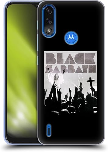 Head Case Designs Officially Licensed Black Sabbath Victory Key Art Soft Gel Case Compatible with Moto E7 PowerMoto E7i Power