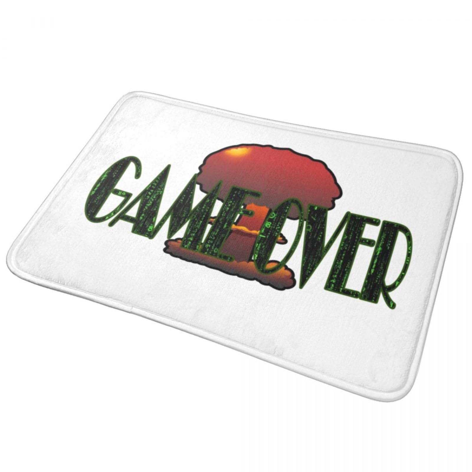 Paillassons pour entrée Game Over antidérapant et tapis de cuisine absorbant pour maison